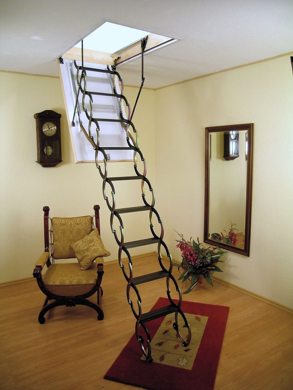 Ножничные чердачные лестницы