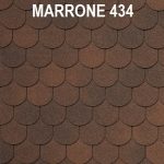 Гибкая черепица Tegola Assisi Marrone 434 коричневый