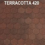 Гибкая черепица Tegola Assisi Terracotta 420 терракотовый