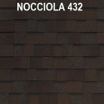Гибкая черепица Tegola Cortina Nocciola 432 коричневый фундук